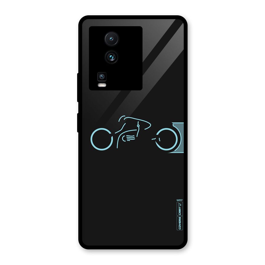 Blue Ride Glass Back Case for Vivo iQOO Neo 7
