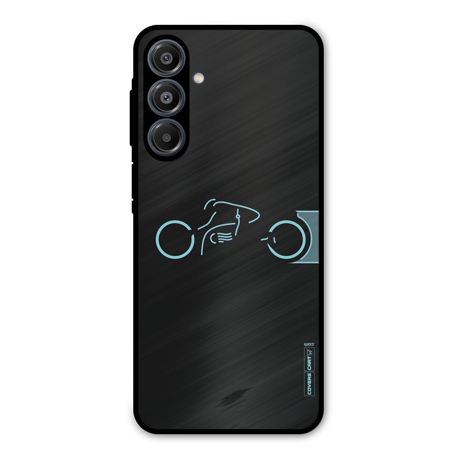 Blue Ride Metal Back Case for Galaxy A16 5G