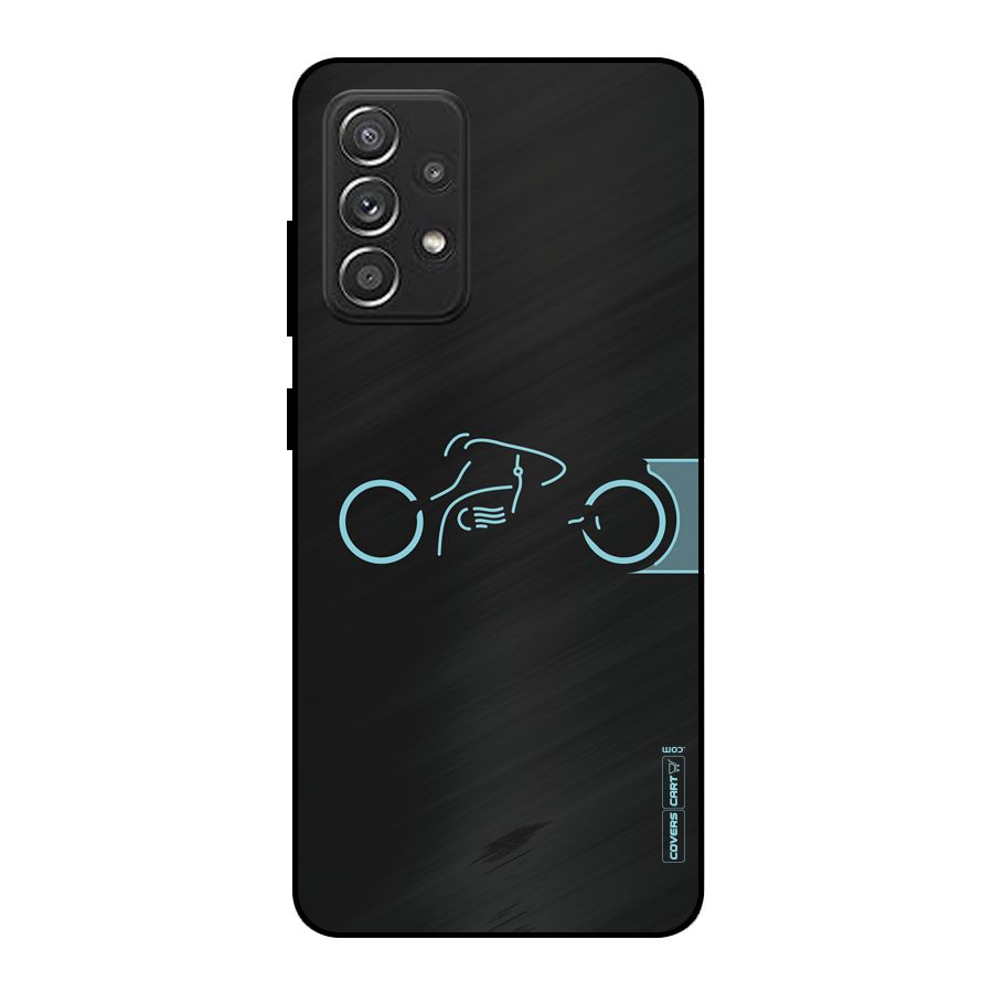 Blue Ride Metal Back Case for Galaxy A52s 5G