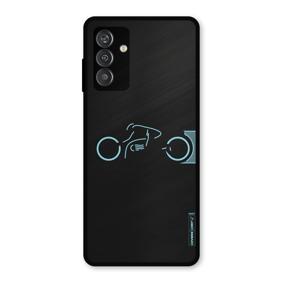 Blue Ride Metal Back Case for Galaxy F13