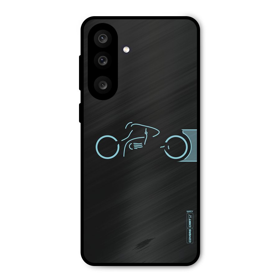 Blue Ride Metal Back Case for Galaxy F56
