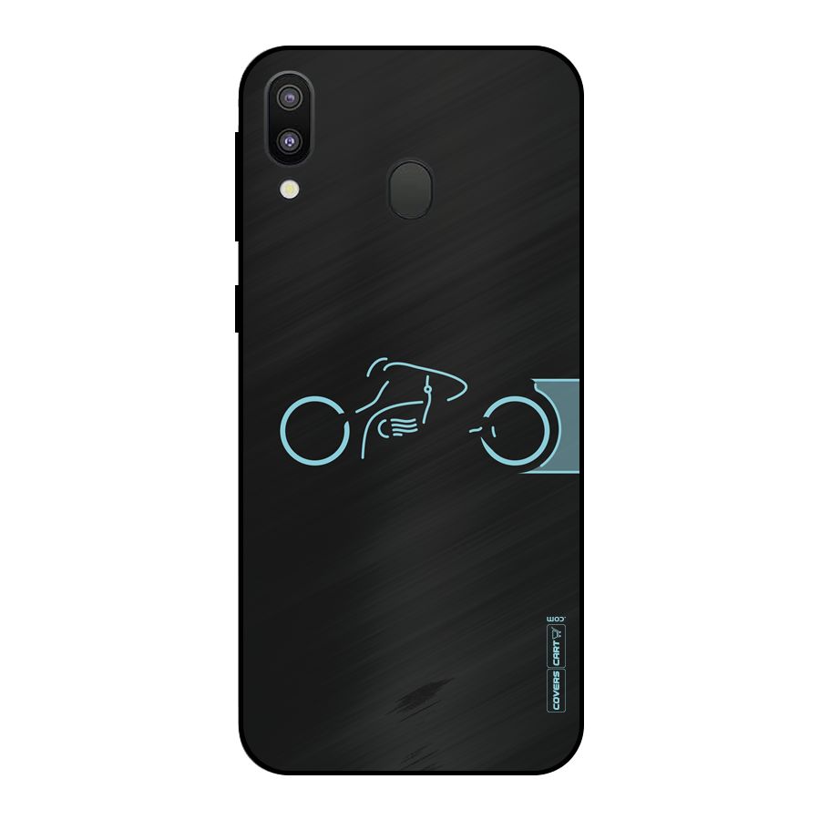 Blue Ride Metal Back Case for Galaxy M20