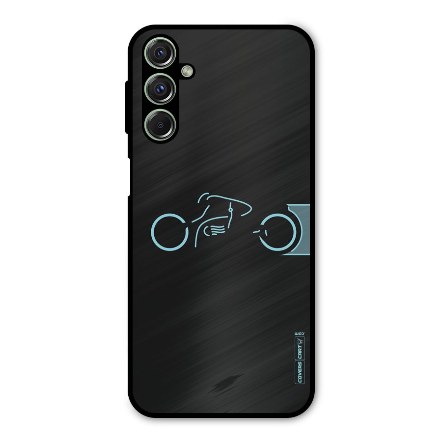 Blue Ride Metal Back Case for Galaxy M34