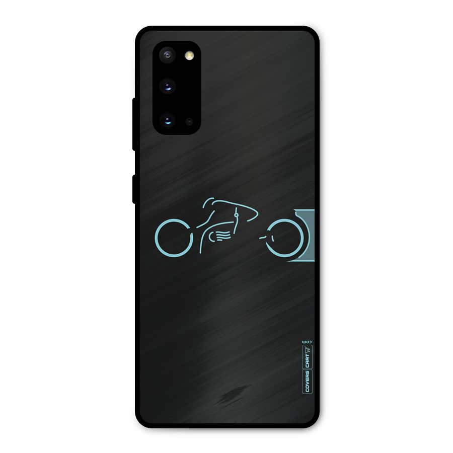 Blue Ride Metal Back Case for Galaxy S20