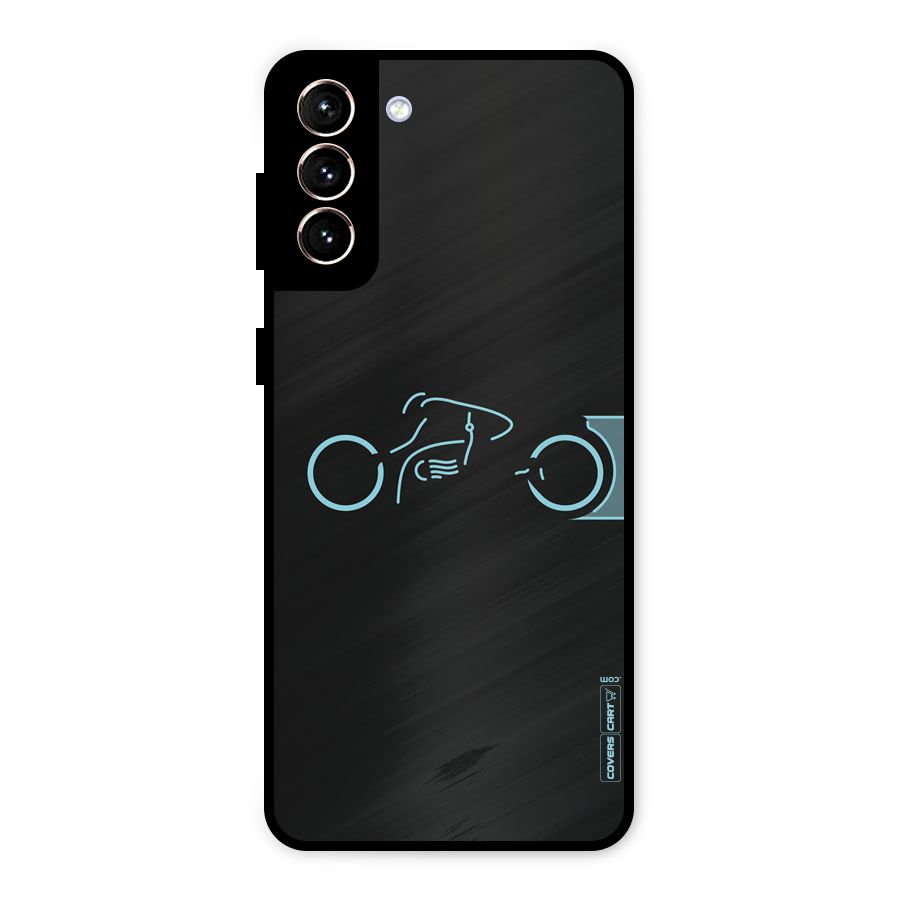 Blue Ride Metal Back Case for Galaxy S21 Plus