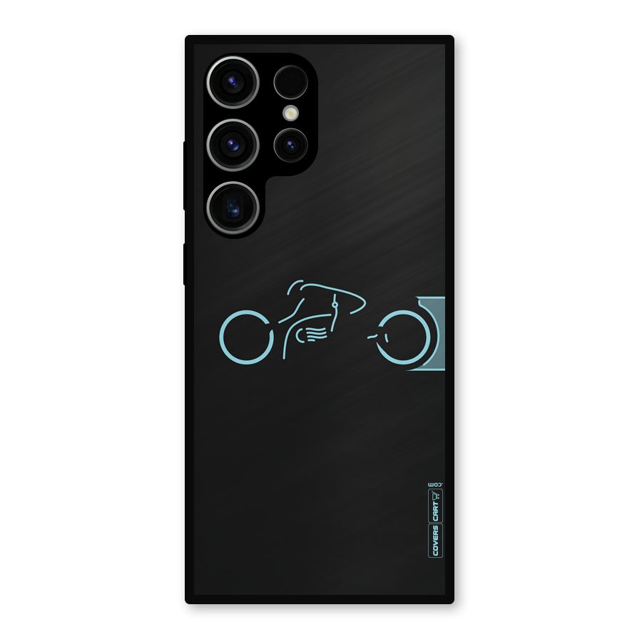 Blue Ride Metal Back Case for Galaxy S23 Ultra