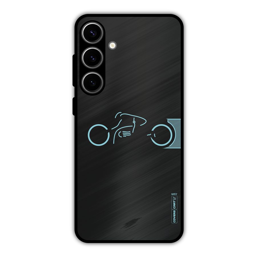 Blue Ride Metal Back Case for Galaxy S24 Plus