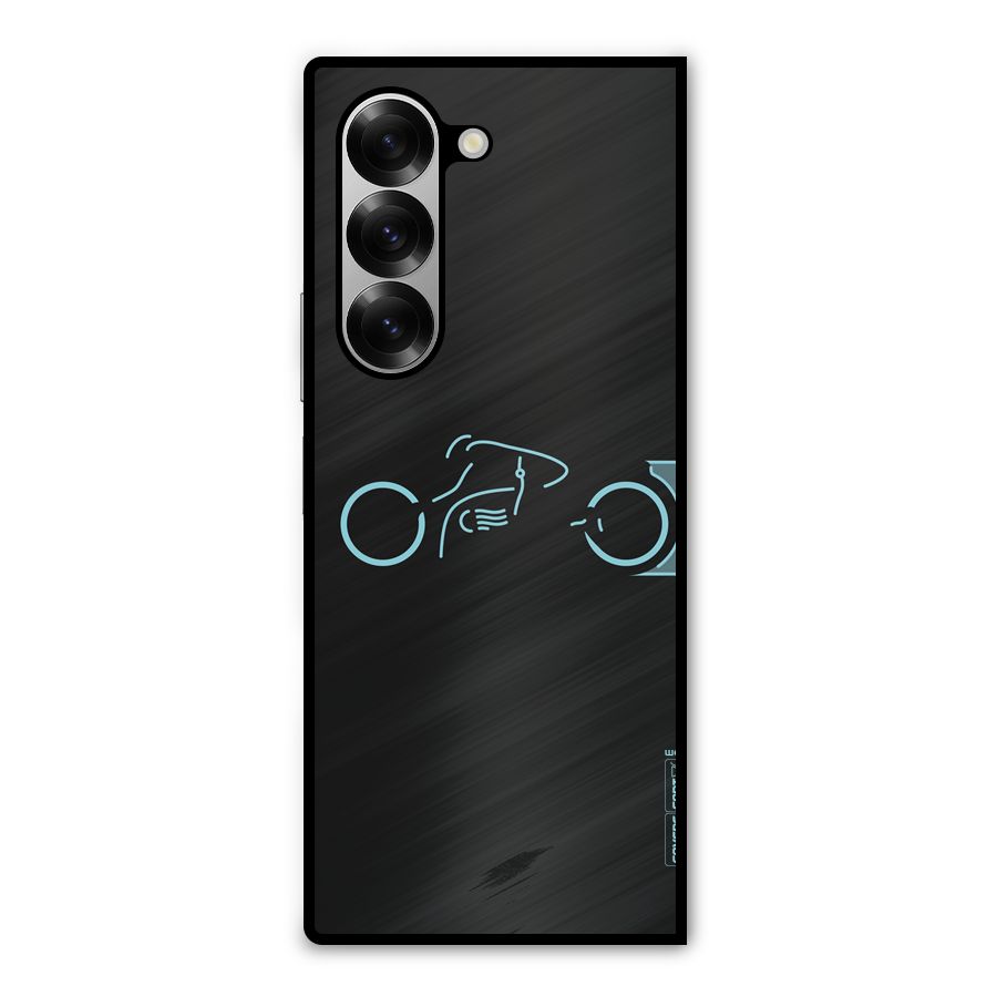 Blue Ride Metal Back Case for Galaxy Z Fold6