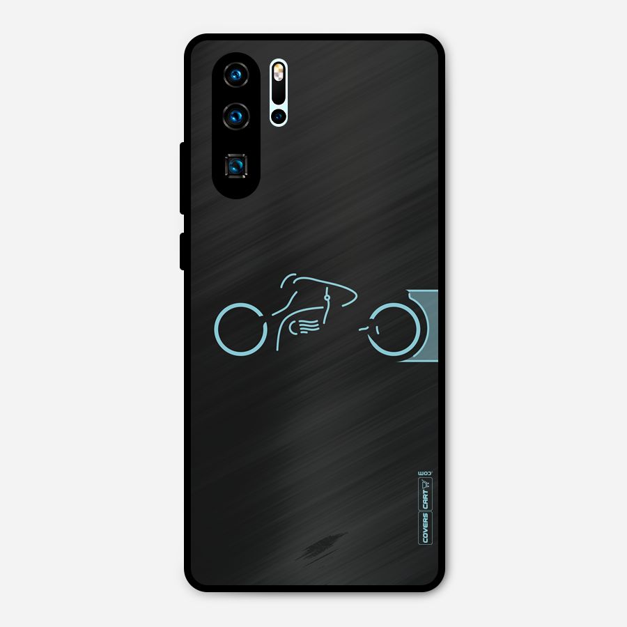 Blue Ride Metal Back Case for Huawei P30 Pro