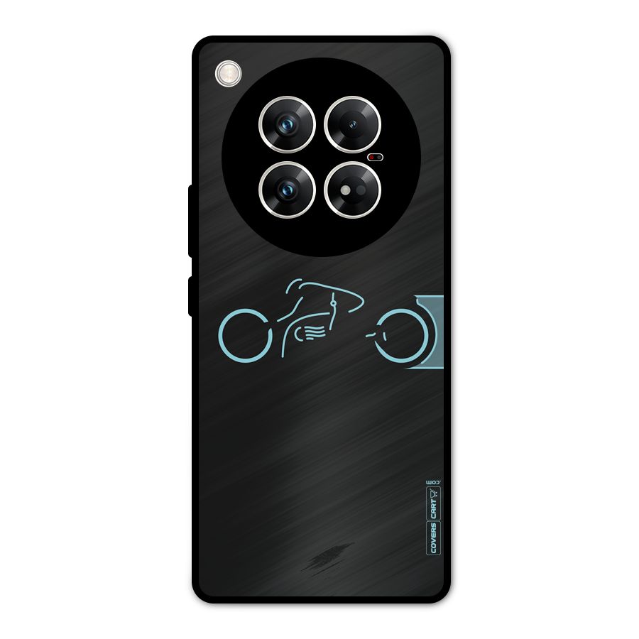 Blue Ride Metal Back Case for Infinix Zero 40 5G