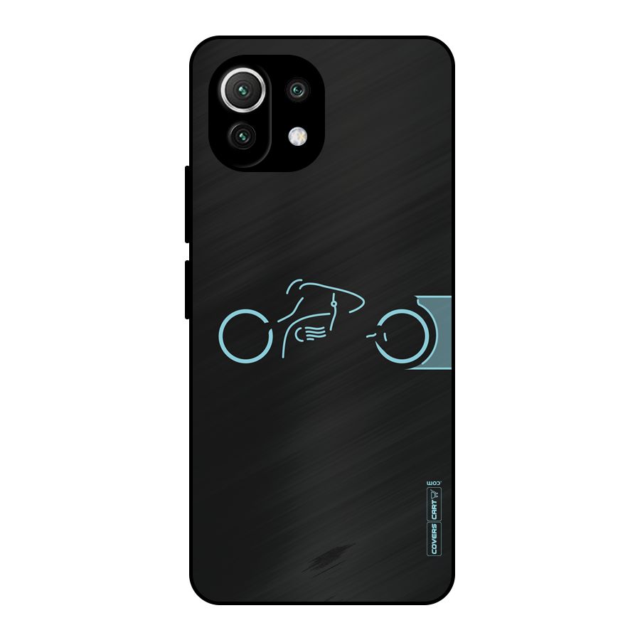 Blue Ride Metal Back Case for Mi 11 Lite NE 5G