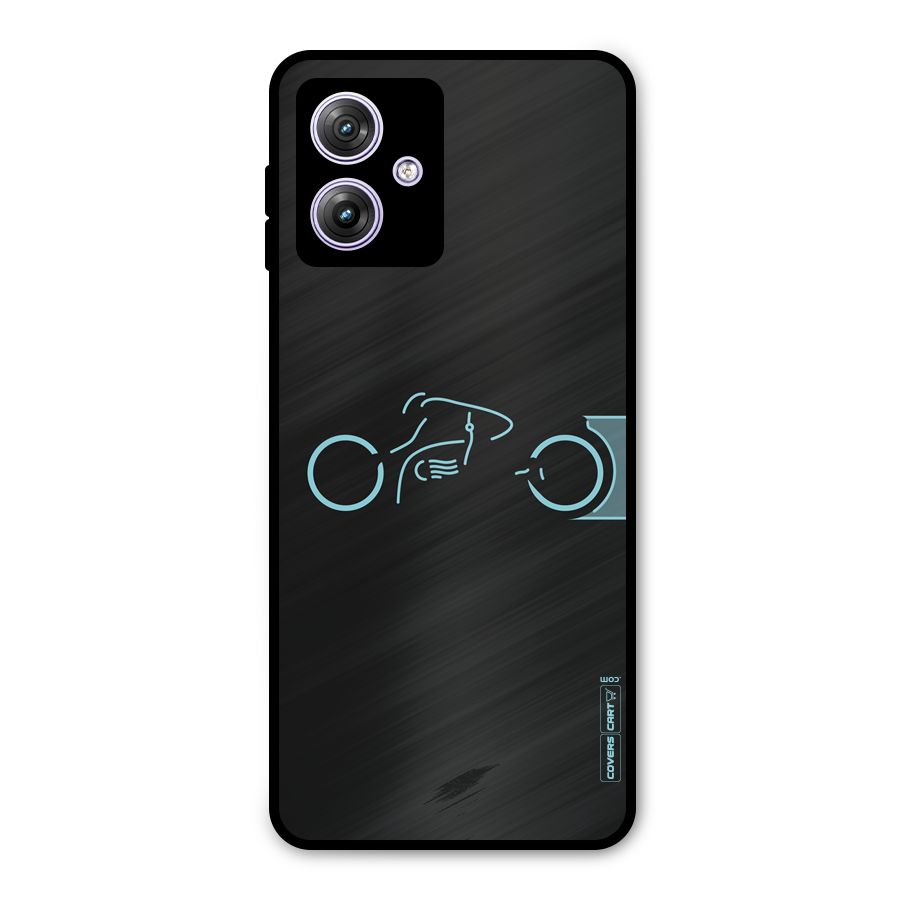 Blue Ride Metal Back Case for Moto G64