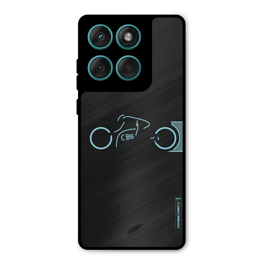 Blue Ride Metal Back Case for Motorola Edge 60 Fusion