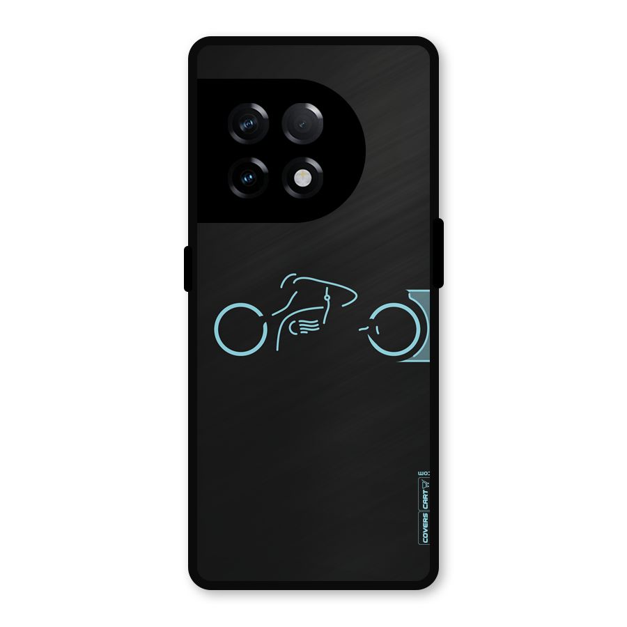 Blue Ride Metal Back Case for OnePlus 11R