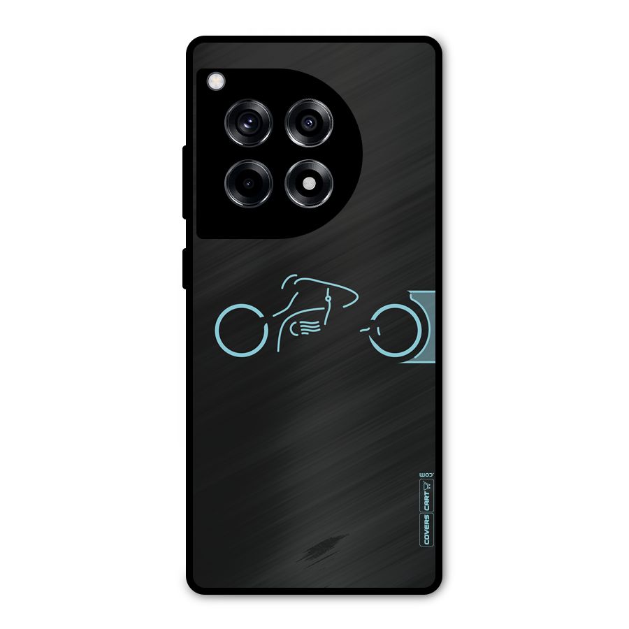 Blue Ride Metal Back Case for OnePlus 12R