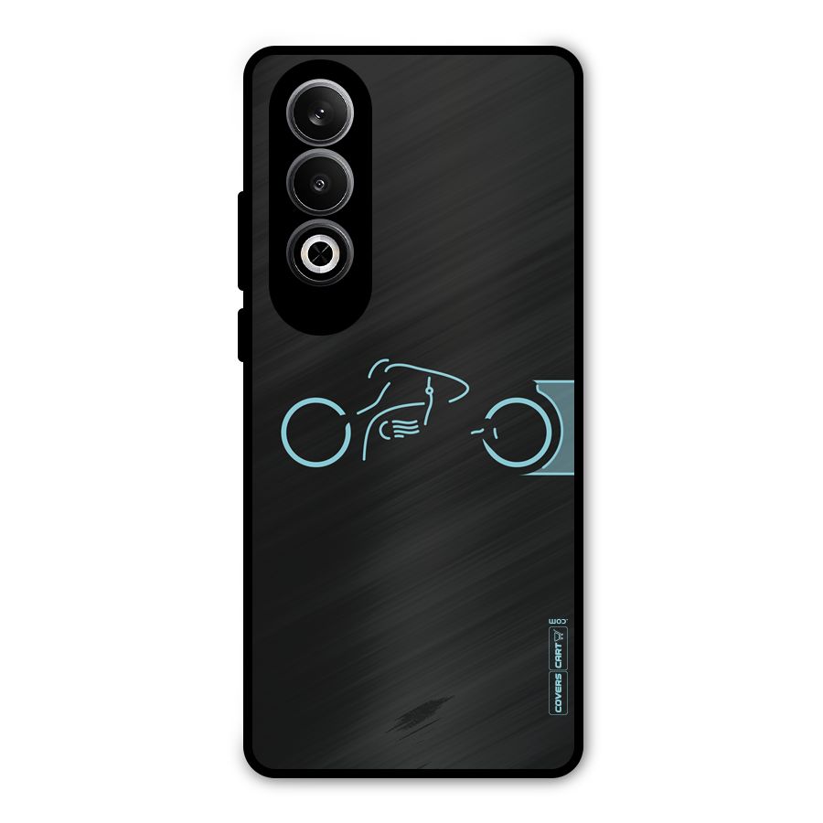 Blue Ride Metal Back Case for OnePlus Nord CE4