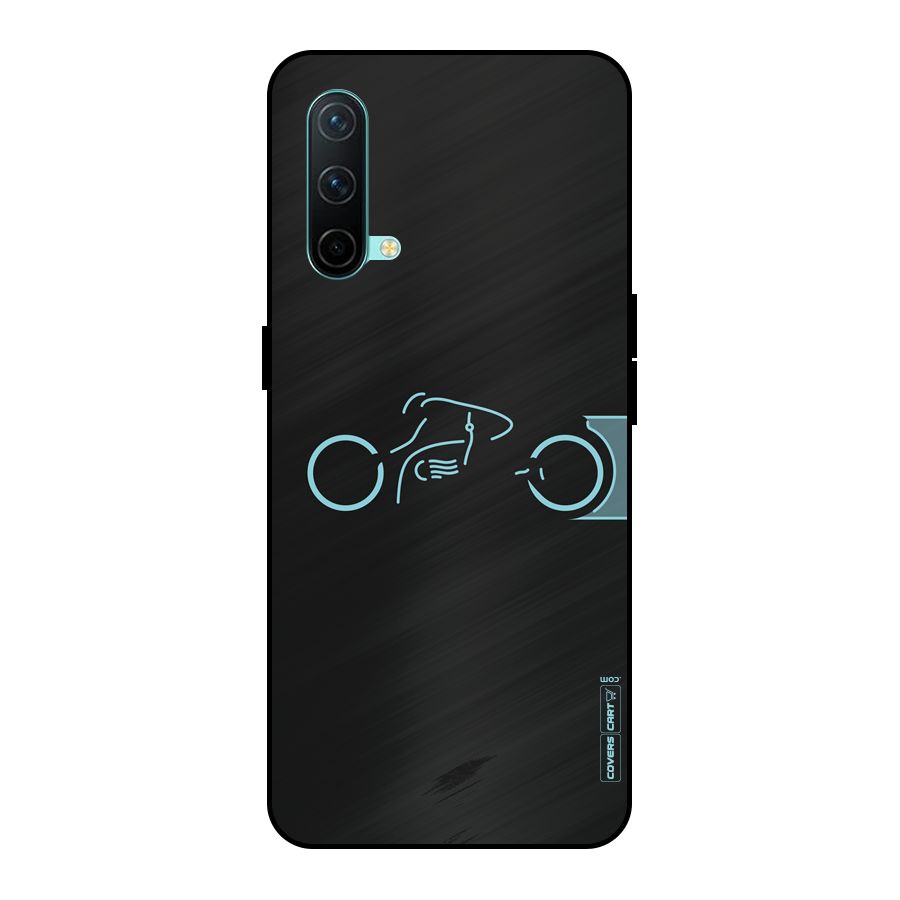 Blue Ride Metal Back Case for OnePlus Nord CE 5G