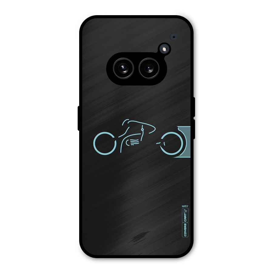 Blue Ride Metal Back Case for Nothing Phone 2a
