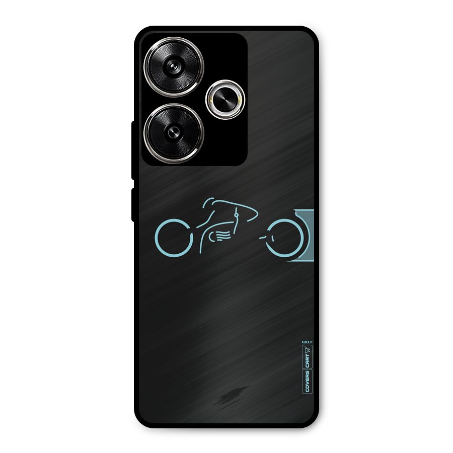 Blue Ride Metal Back Case for Poco F6