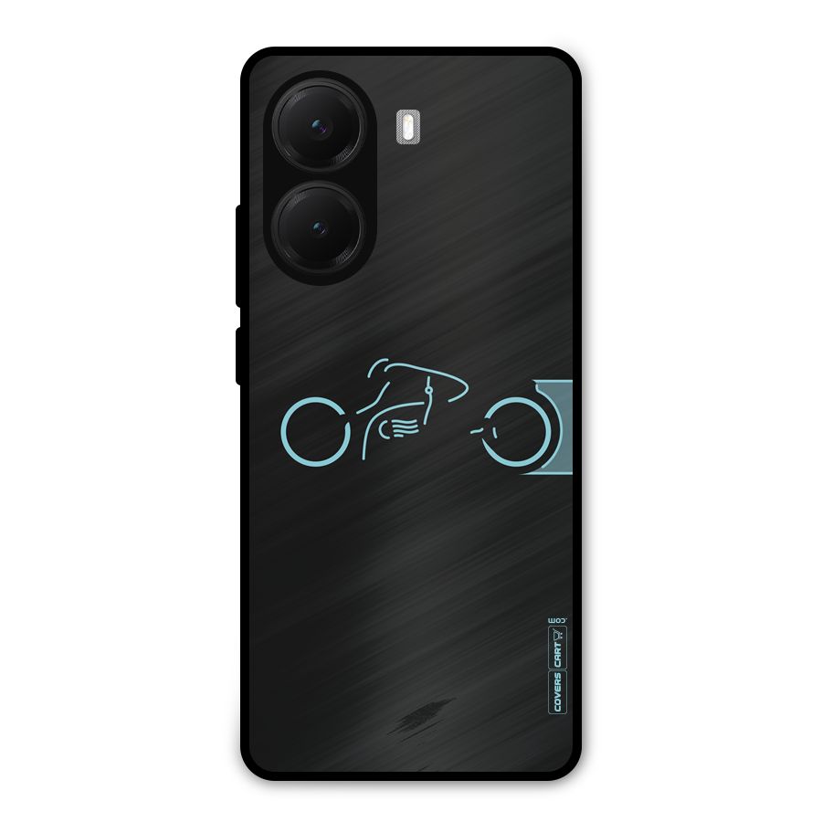 Blue Ride Metal Back Case for Poco X7 Pro