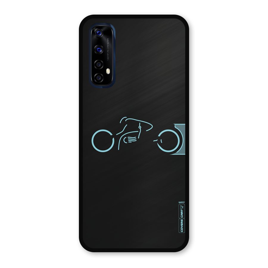 Blue Ride Metal Back Case for Realme 7
