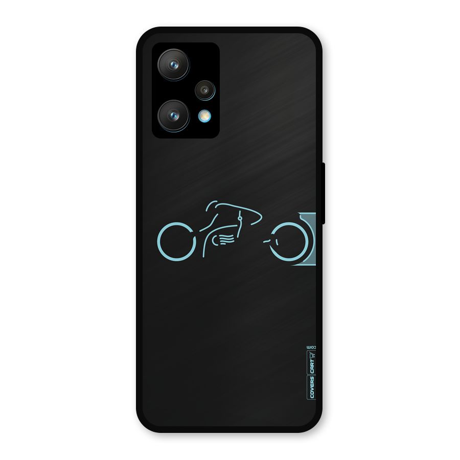 Blue Ride Metal Back Case for Realme Narzo 50 Pro