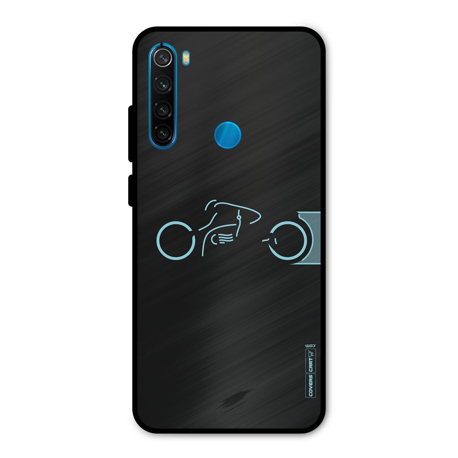 Blue Ride Metal Back Case for Redmi Note 8