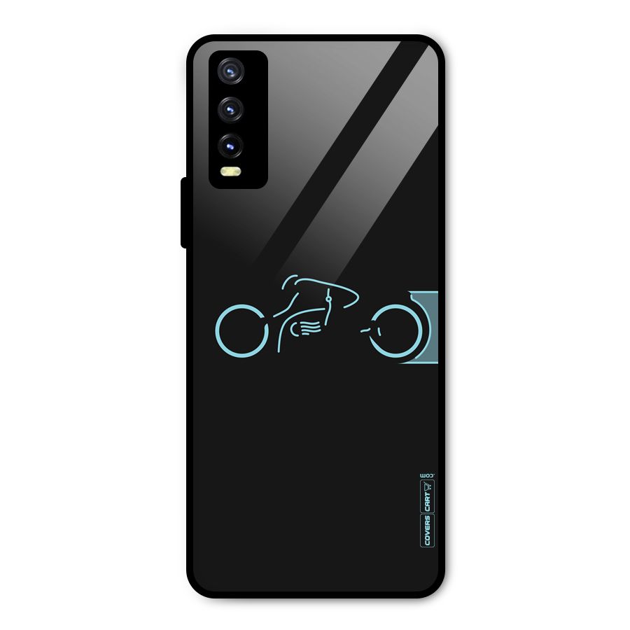 Blue Ride Metal Back Case for Vivo Y20