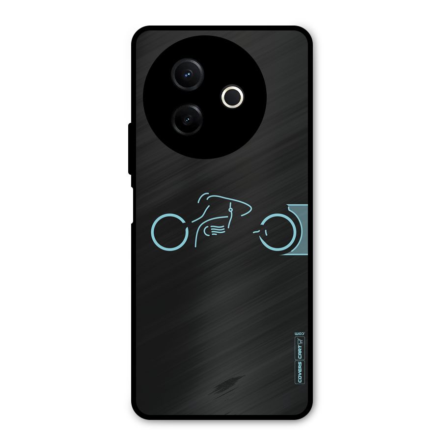 Blue Ride Metal Back Case for Vivo Y39