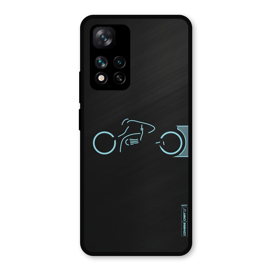 Blue Ride Metal Back Case for Xiaomi 11i 5G