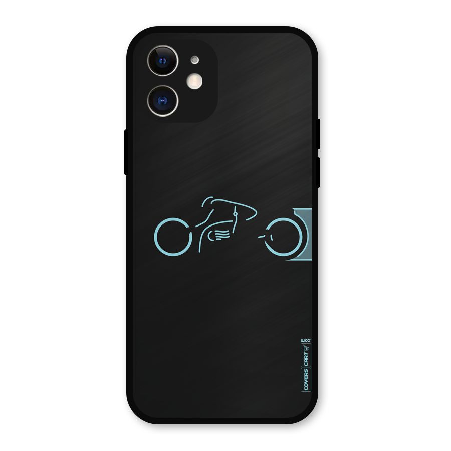 Blue Ride Metal Back Case for iPhone 12