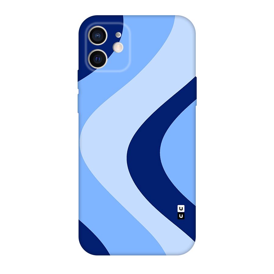 Blue Shade Curves Original Polycarbonate Back Case for iPhone 12
