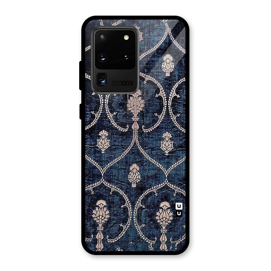 Blue Shade Rug Glass Back Case for Galaxy S20 Ultra
