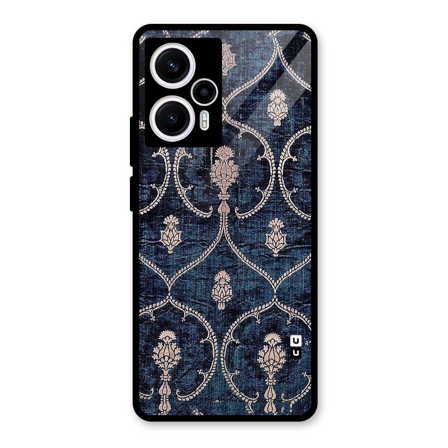 Blue Shade Rug Glass Back Case for Poco F5