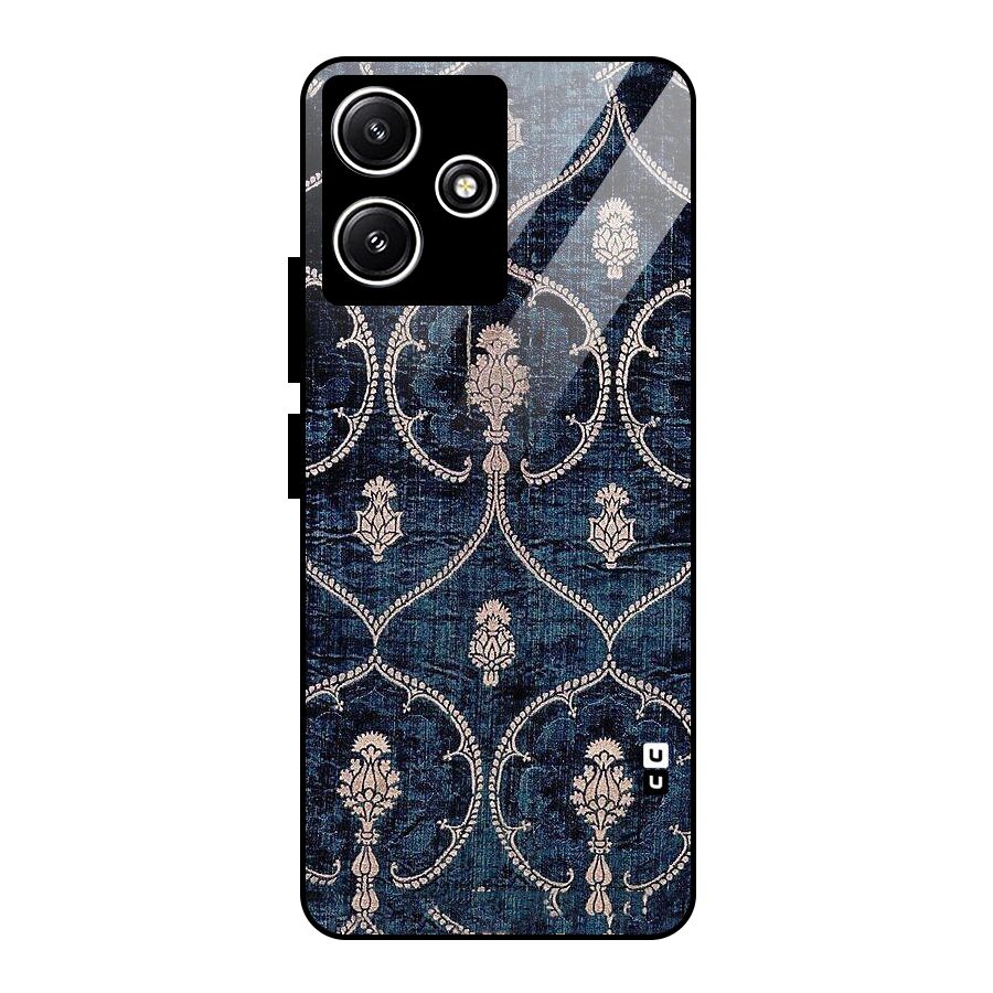 Blue Shade Rug Glass Back Case for Poco M6 Pro