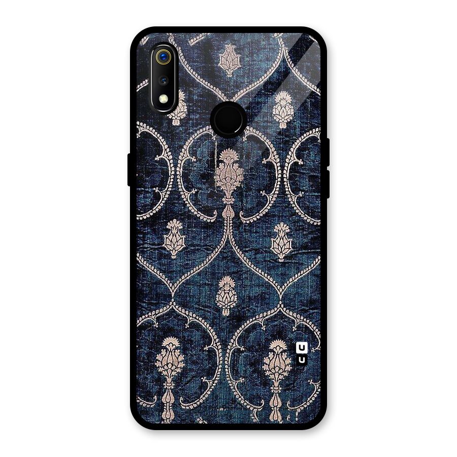 Blue Shade Rug Glass Back Case for Realme 3i