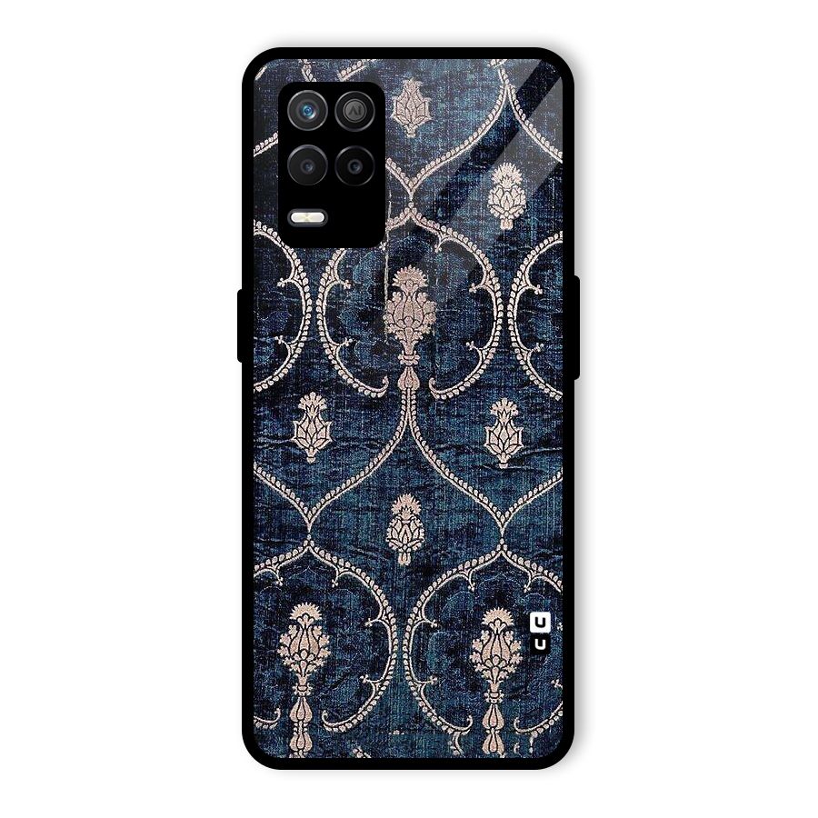 Blue Shade Rug Glass Back Case for Realme 8s 5G
