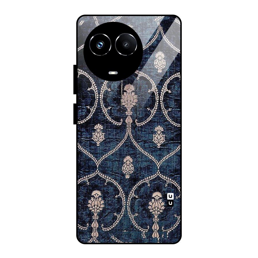 Blue Shade Rug Glass Back Case for Realme Narzo 60X