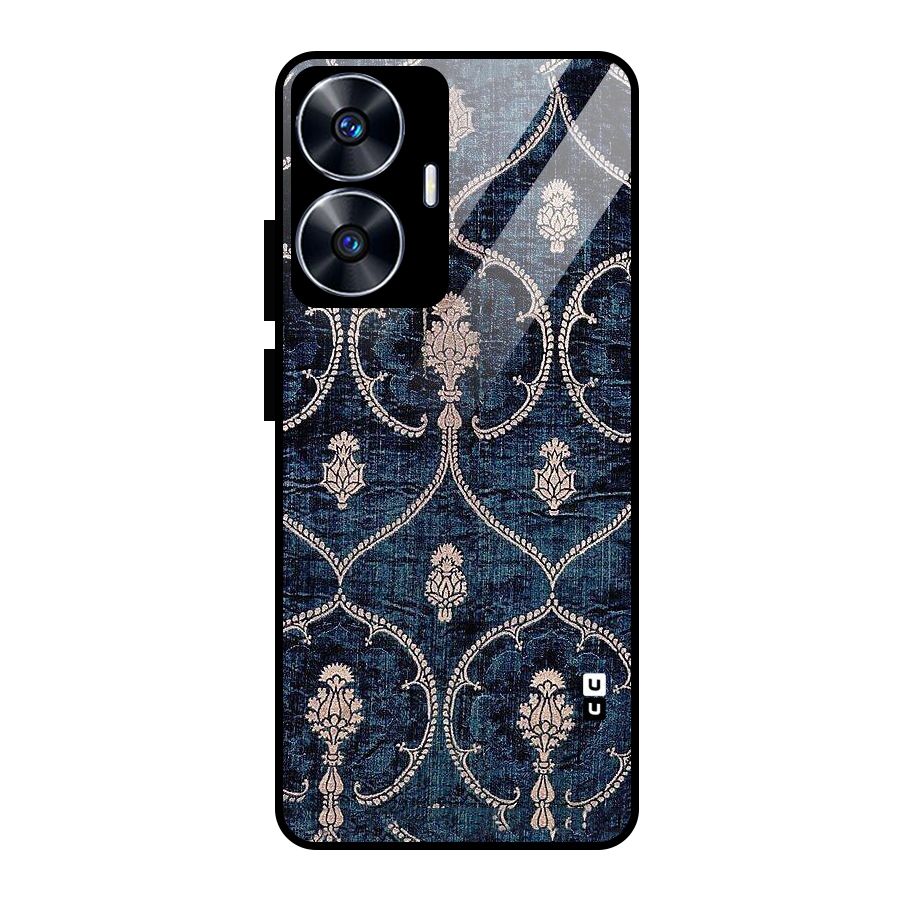 Blue Shade Rug Glass Back Case for Realme Narzo N55