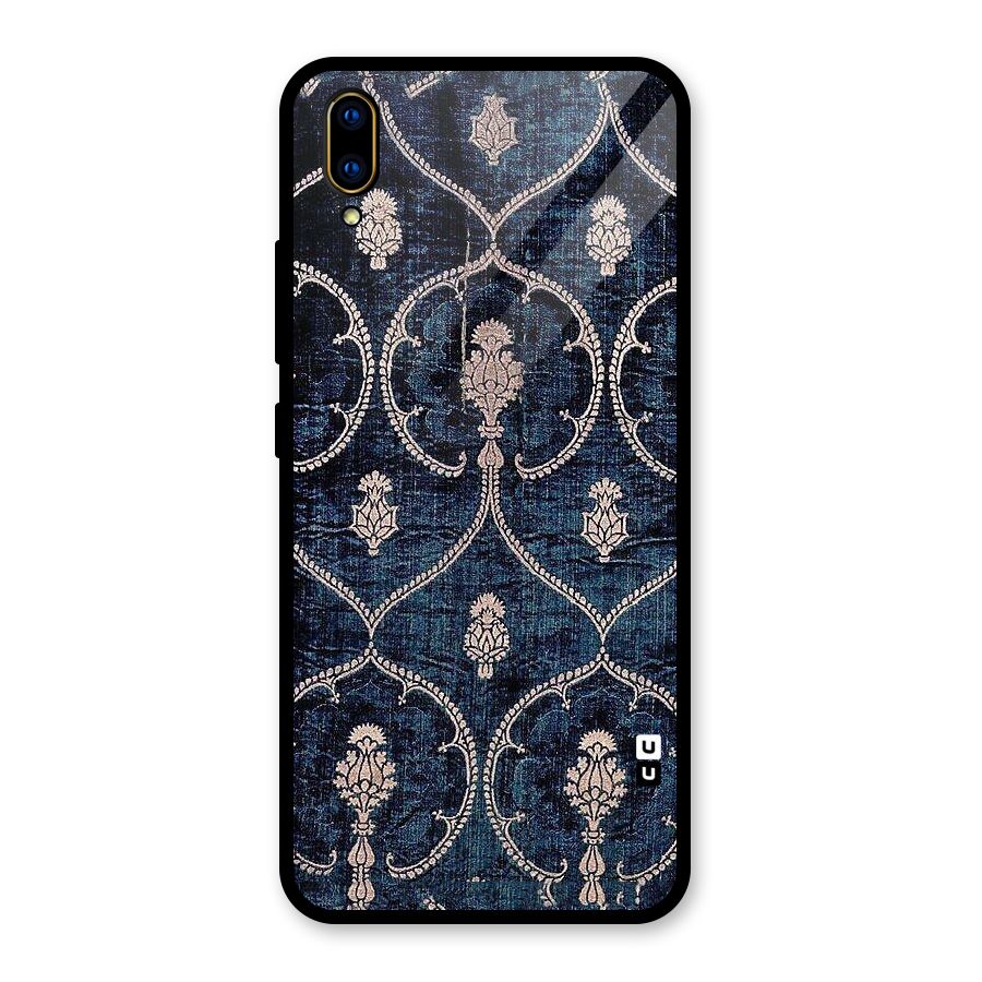 Blue Shade Rug Glass Back Case for Vivo V11 Pro