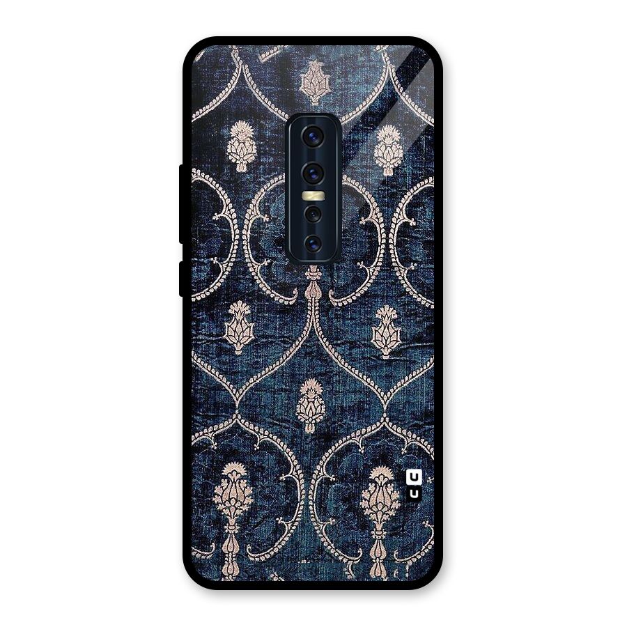 Blue Shade Rug Glass Back Case for Vivo V17 Pro
