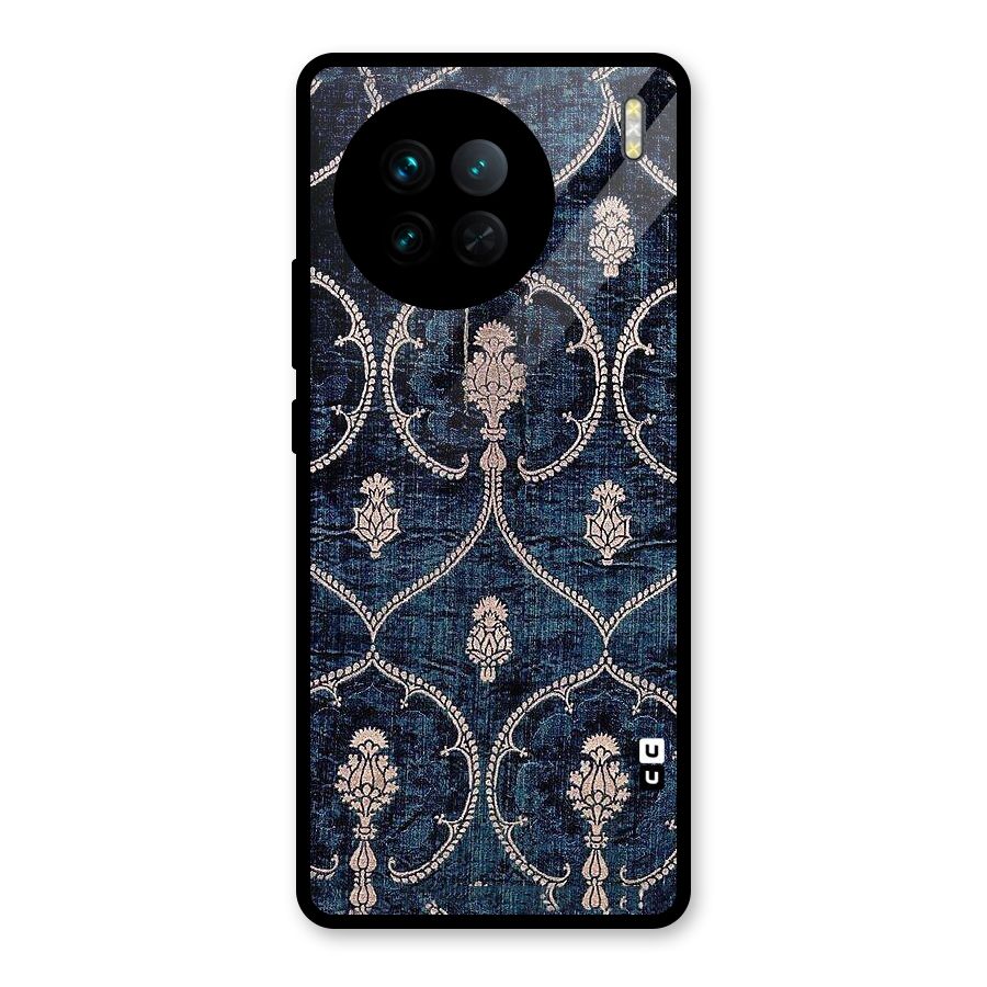 Blue Shade Rug Glass Back Case for Vivo X90