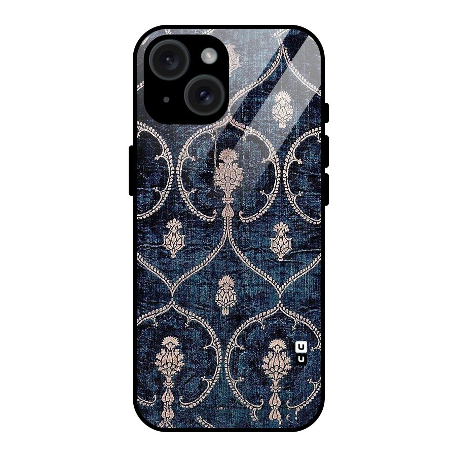 Blue Shade Rug Glass Back Case for iPhone 15
