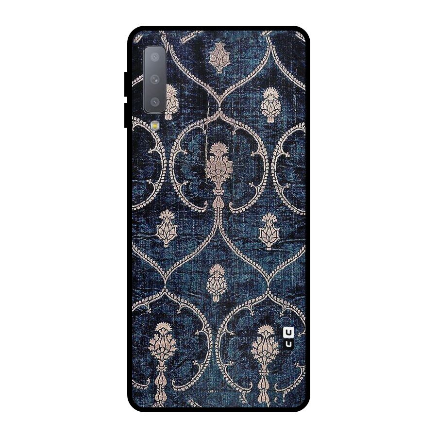 Blue Shade Rug Metal Back Case for Galaxy A7 (2018)