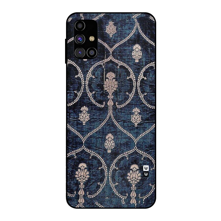 Blue Shade Rug Metal Back Case for Galaxy M31s
