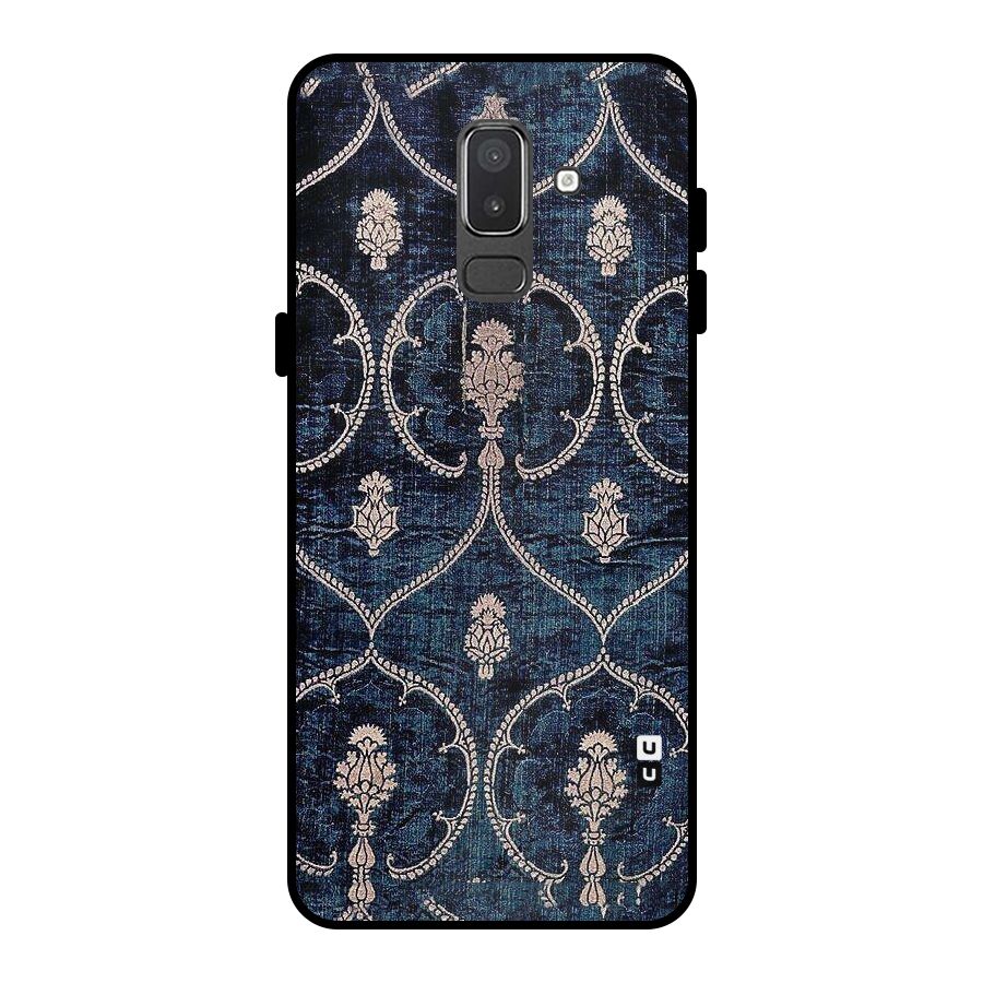 Blue Shade Rug Metal Back Case for Galaxy On8 (2018)