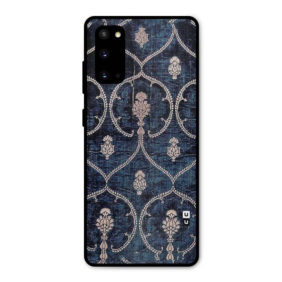 Blue Shade Rug Metal Back Case for Galaxy S20