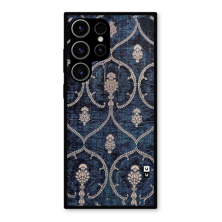Blue Shade Rug Metal Back Case for Galaxy S23 Ultra