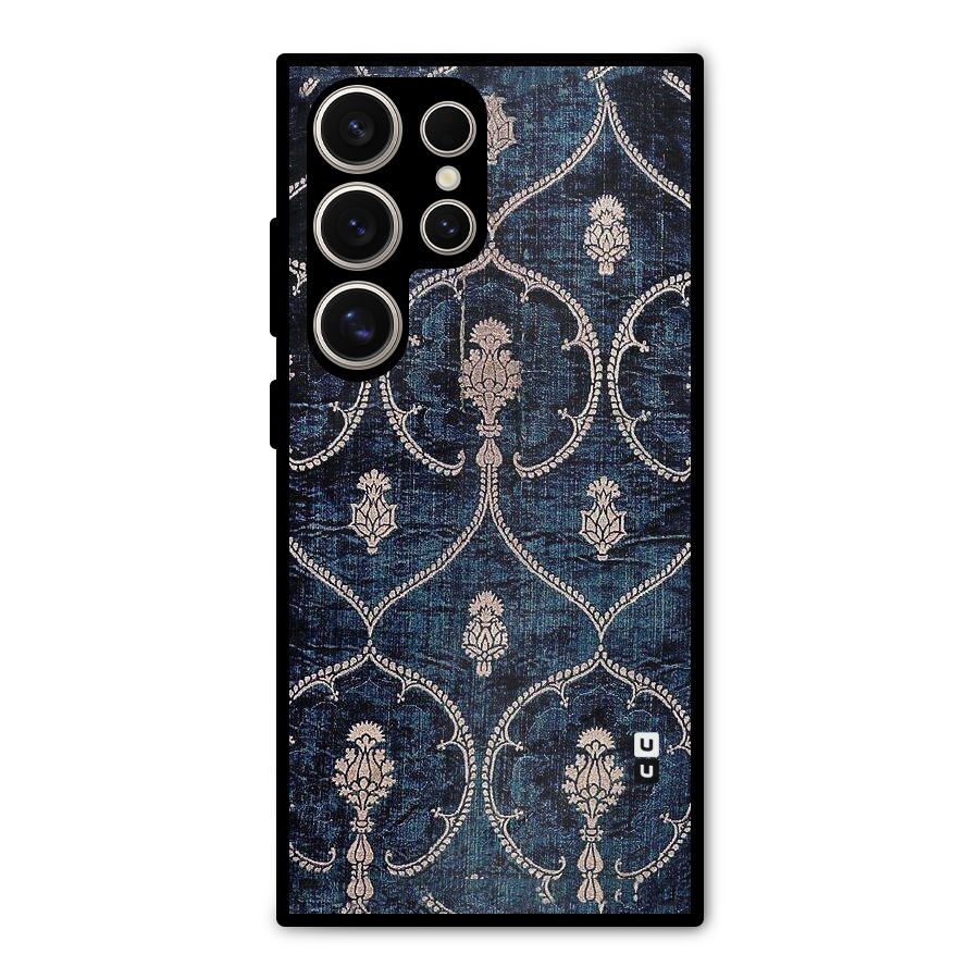 Blue Shade Rug Metal Back Case for Galaxy S24 Ultra