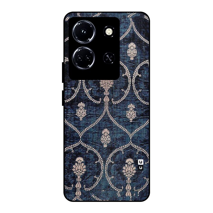 Blue Shade Rug Metal Back Case for Infinix Note 30 5G